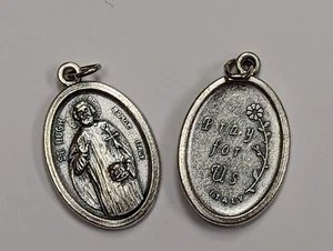 St Hugh Devotional Medal Patron Saint of sick children, sick people, shoemakers - Picture 1 of 4