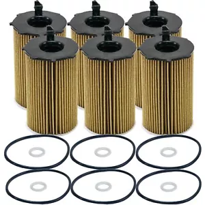 Wix Set of 6 Engine Motor Oil Filters For Hyundai Kia V6 StdAsp GAS - Picture 1 of 1