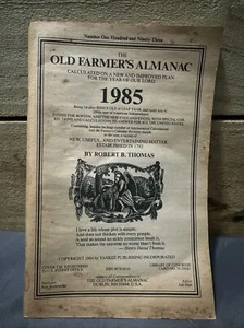 Old Farmer’s Almanac 1985 Robert B. Thomas - Imagen 1 de 5