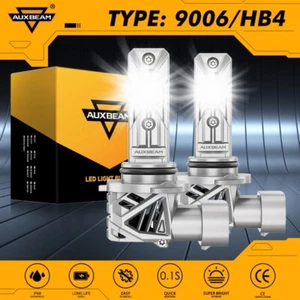 AUXBEAM 9006 HB4 25000LM LED Headlight Bulbs Low Beam Bright 6500K Fan Cooling - Picture 1 of 12
