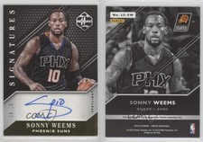 2015-16 Panini Limited Signatures Spotlight Gold /10 Sonny Weems #LS-SW Auto