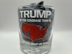 NEW Trump Whiskey Glass Tumbler Better Coverage Than 5G Can You Hear Us Now  - Picture 1 of 2