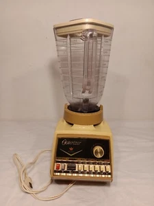 VINTAGE OSTERIZER Dual Range Pulsematic Blender And Jar Model 834-14b Works - Picture 1 of 13