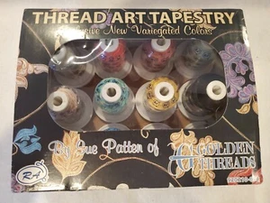 RA Tapestry Thread Collection 12 Mini-King Spools Variegated Colors and 2 Black - Picture 1 of 3