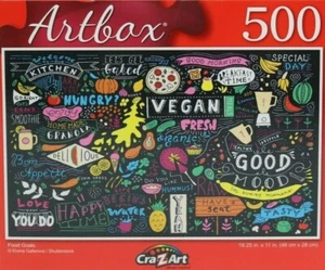 Jigsaw Puzzle 500 Pieces Food Goals by Elvina Gafarova Artbox 18 X 11 - Picture 1 of 3