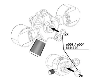 2X Seal For ProFlora U001 And U004 - Picture 1 of 3