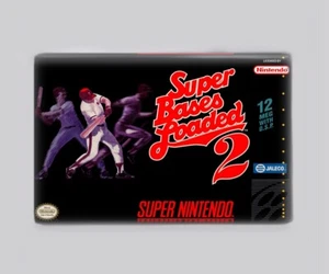 SUPER BASES LOADED II / SNES - 2"x3" FRIDGE MAGNET (super nintendo retro - Picture 1 of 3