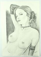Original drawing ,Zeichnung ,nude woman, weiblicher Akt