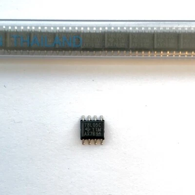 (PKG of 10) UA78L05CD Voltage Regulator, TI, 78L05 +5V, 100mA, SOIC-8 - Image 1 of 2