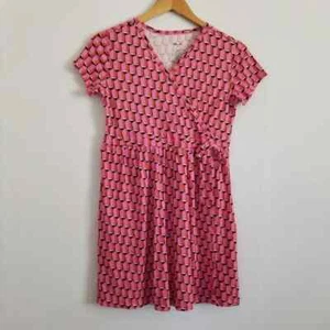 NWT DVF Target Diane Von Furstenberg Girls Pink Modern Faux Wrap Dress Size XL - Picture 1 of 7