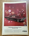 1966 Ford Fairlane 500 Ad Family Entertainment Center