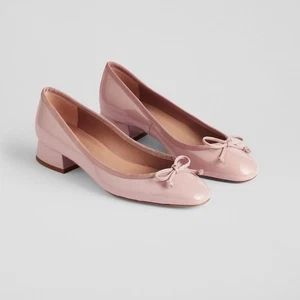 LK BENNETT AURELIE CHAROL ZAPATOS DE SALÓN ROSA RUBOR EE. UU. TALLA 9 UE 39 NUEVOS - Imagen 1 de 22