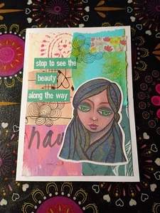 Handmade Greeting Card - Faith Christian Baptism Any Occasion Get Well Soon  - Picture 1 of 1