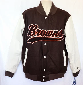 *NEU mit Etikett* Starter Jacke: NFL Cleveland Browns, Größe M (UVP 450€) - Bild 1 von 20