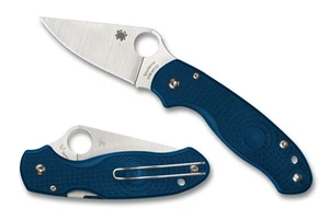 Spyderco Knives Para 3 Lightweight Cobalt Blue FRN SPY27 C223PCBL - Picture 1 of 4