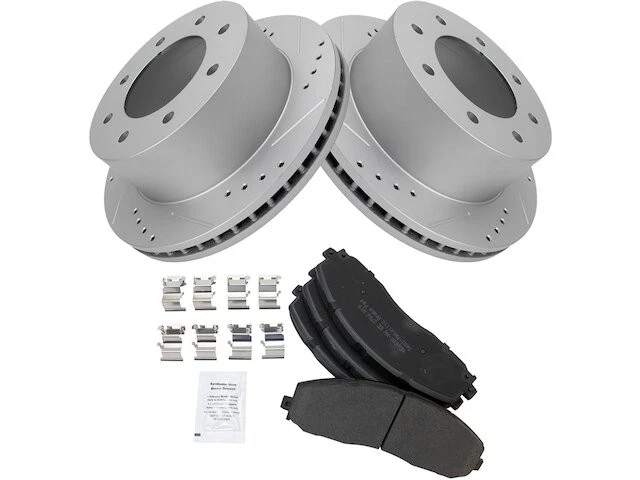 Kit de pastillas de freno delanteras y rotor para 13-21 Ford F350 Super Duty F250 F450 KW73R9 Foto 1 de 1