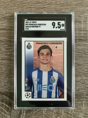 2021-22 Topps Merlin Heritage 97 Francisco Conceicao /10 SGC9.5 - Image 1 of 2