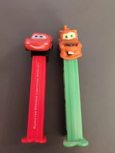 Vintage Pez Dispenser-Pat. # 5.9-China-Disney's Cars-Set of 2 -A86 - Picture 1 of 4