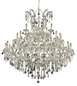 Elegant Lighting 2800G52/RC Maria Theresa 41 Light 52"W Crystal - Chrome - Picture 1 of 2