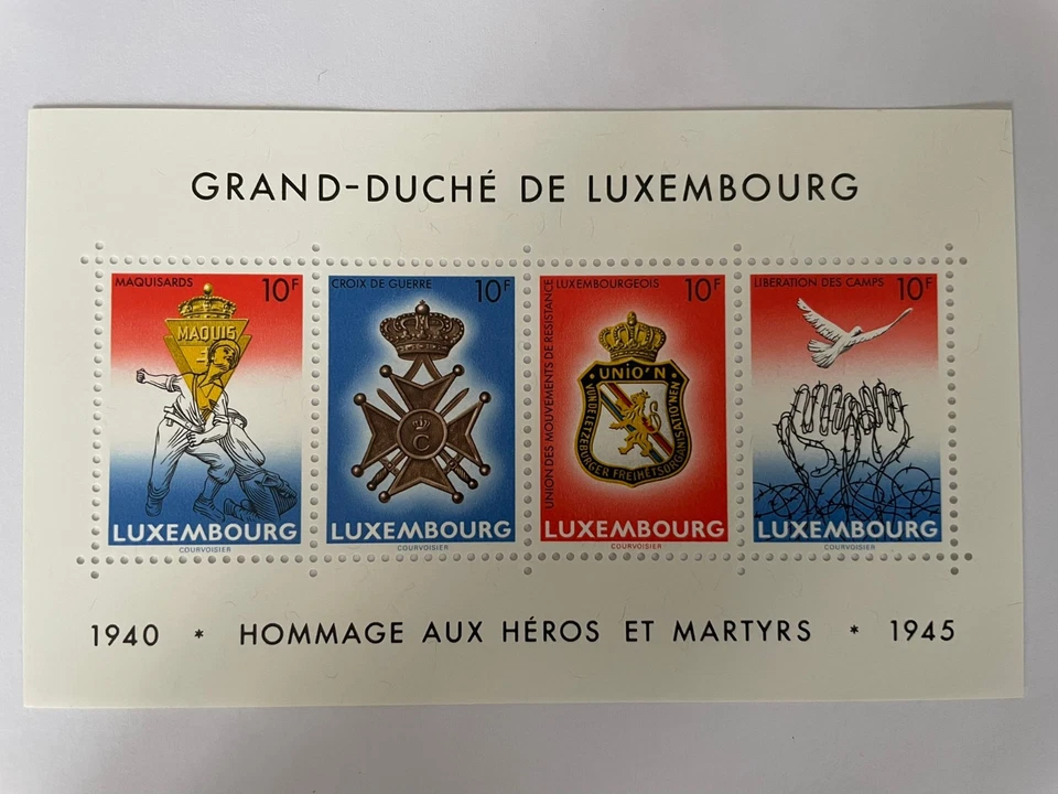 Bloc de 4 timbres N°1128 à 1131 LUXEMBOURG neufs année 1985. - Photo 1/1