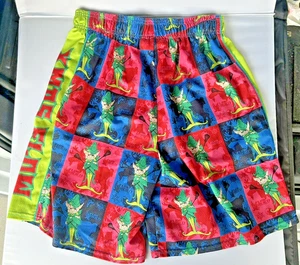 Flow Society Men’s Lacrosse Shorts Medium Xmas Flow Elves Angry Elf - Picture 1 of 5