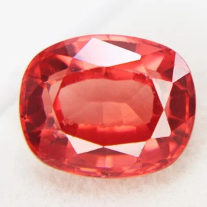 6.15 Ct Cushion Shape Loose Gemstones Peach Pink Natural Morganite - Picture 1 of 4