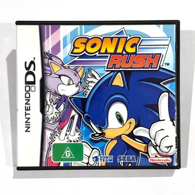 Sonic Rush - Nintendo DS - Like New - Complete with Manual - PAL - Image 1 of 4