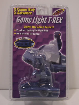 Intec Game Boy Advance GBA Purple T-Rex Game Screen Light Sealed Rare - Image 1 of 4