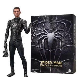 NUEVO Spider-Man Traje Negro Versión Venom 6"" Modelo Tobey Maguire Figura de Acción - Imagen 1 de 13