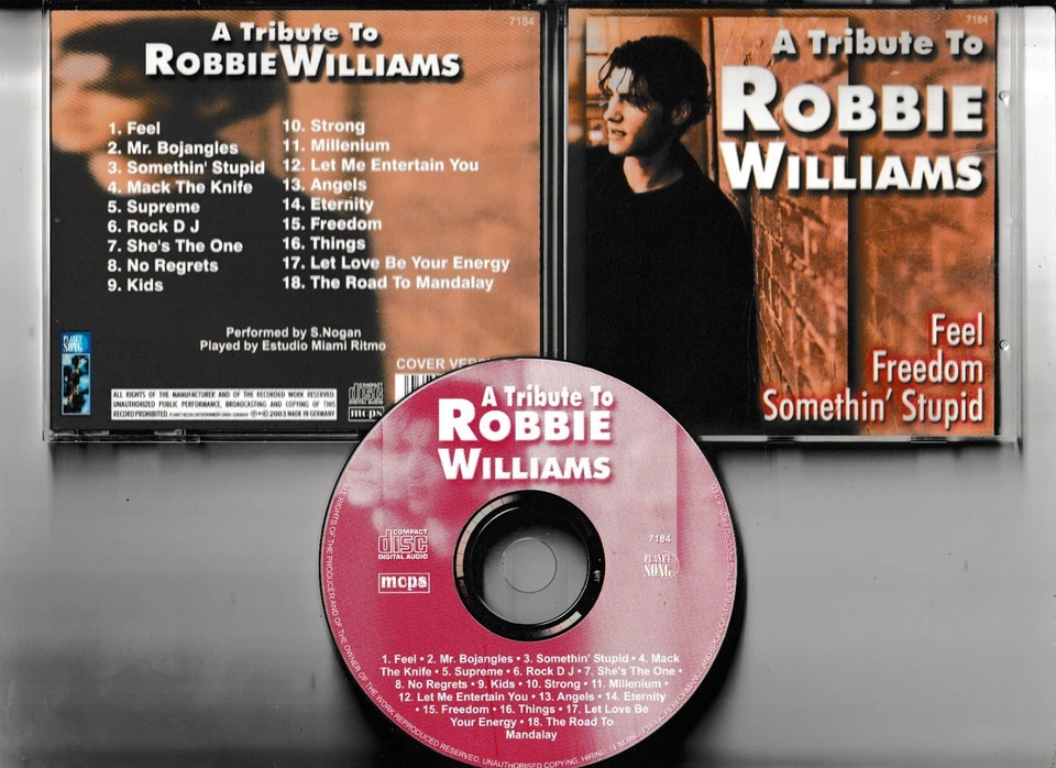 Robbie Williams A tribute to (performed by S. Nogan, Estudio Miami Ritmo)  [CD] - Bild 1 von 1
