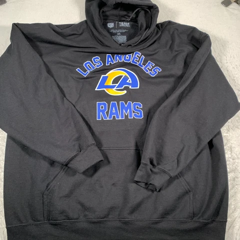 Los Angeles Rams Mens 2XL Hoodie Black Long Sleeve NFL Cover