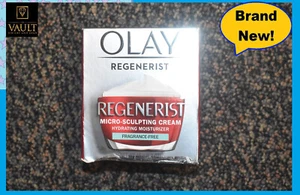 OLAY Regenerist Micro-Sculpting Cream Moisturizer Fragrance-Free 1.7oz - Picture 1 of 4