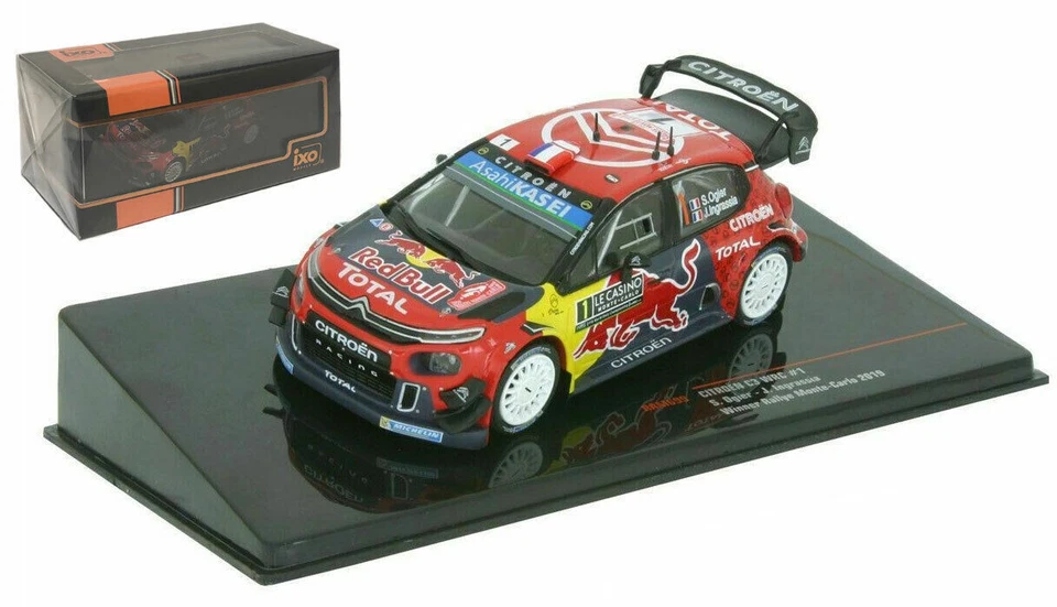 1 43 Ixo CITROEN C3 WRC Winner Rally Monte Carlo Ogier/ingrassia 2019