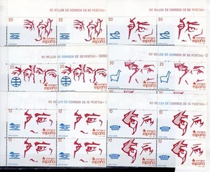 ESPAÑA 1988 EDIFIL 2969/2974** SERIE DESCUBRIMIENTO DE AMÉRICA BLOQUES DE 4 - Imagen 1 de 1