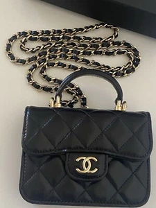 Chanel Mini Bag Clutch On Chain - Picture 1 of 19