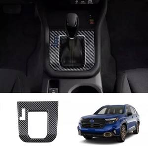 For Subaru Forester 2025 Carbon Fiber Car Interior Gear Shift Panel Cover Trim - Picture 1 of 11