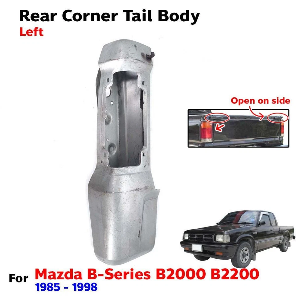 Rear Corner Tail Body Cover Fits Mazda B-Series B2000 B2200 Pickup 1985-98 Left Foto 1 de 4