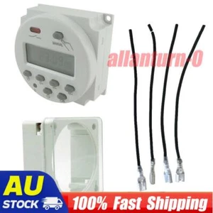 DC 12V Timer Switch Digital LCD Programmable Control Time Relay Day/Week Set NEW - Picture 1 of 17