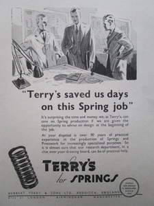 3/1946 PUB TERRY & SONS SPRINGS SPRING RESSORT ORIGINAL AD - Imagen 1 de 1