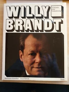 Von Willy Brandt SIGNIERTES Buch Schreiber/Simon: WILLY BRANDT - Bild 1 von 3