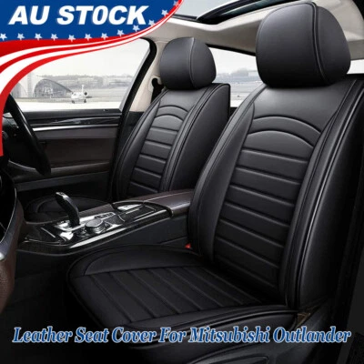 2 Front Automotive Seat Covers Leather Car Seat Cushion For Mitsubishi Outlander - image 1 of 4