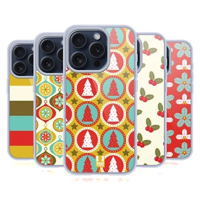 FUNDA HEAD CASE DESIGNS RETRO NAVIDAD GEL SUAVE PARA TELÉFONOS APPLE iPHONE Foto 1 de 4