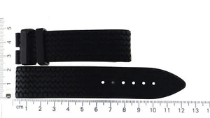 Original factory black rubber Chopard strap 23 x 22.5 tire Mille Miglia - Picture 1 of 3