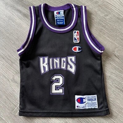 MITCH RICHMOND Sacramento Kings Jersey 2T Toddler Champion Authentic Vintage NBA - Image 1 of 4