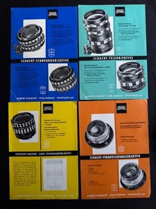 #A0859-9x Albert Schacht Ulm objetivos, folleto, lista de precios, folleto hoja informativa - Imagen 1 de 3