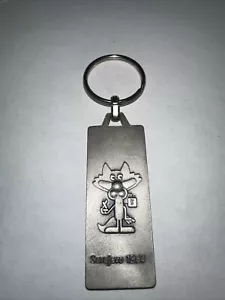 OLYMPIC SARAJEVO 1984 KODAK, official sponsor, VUCKO wolf mascot keychain - Rare - Picture 1 of 2