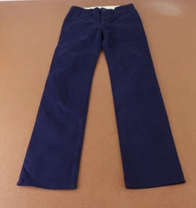 GAP Kids Boys Size 14 Navy Blue Uniform Lived-In Straight Leg Chino Pants New - Picture 1 of 4