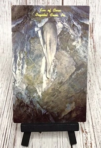 Ear of Corn Formation at Famous Crystal Cave - Pennsylvania Postcard - Picture 1 of 4