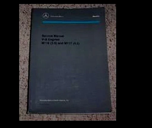 Mercedes Benz 450SE 450SEL 450SL 450SLC 1977 motor M117 manual de reparación de servicio Foto 1 de 1