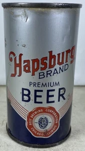 Vintage 1950's Flat Top Can Hapsburg Brand Beer Chicago, IL - Picture 1 of 7